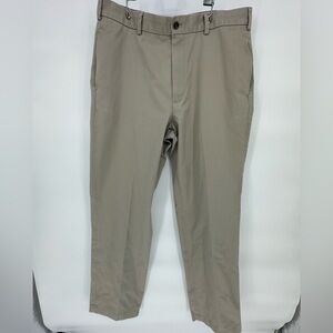 Brooks Brothers Men's Khaki Advantage Chino Hudson 36x32 100% Cotton